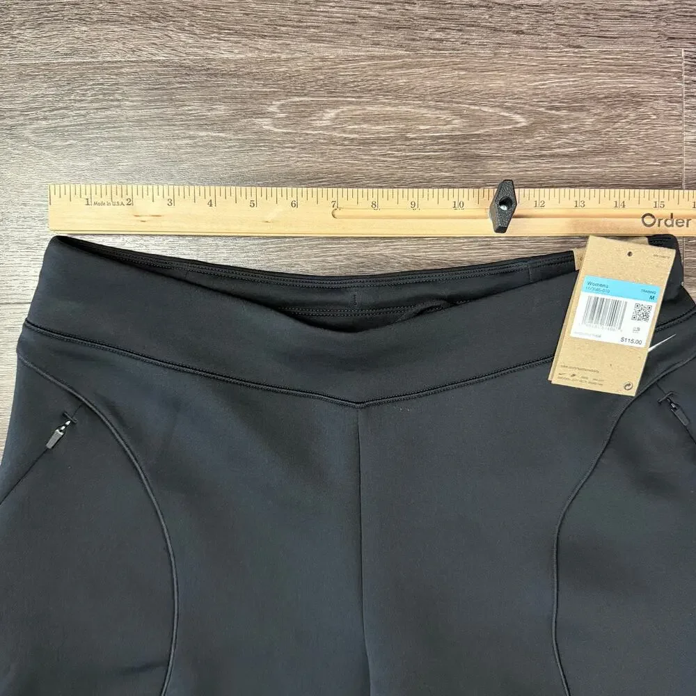 Nike Universa Jogger Women's Medium Black Dri-Fit Mid Rise Loose 7/8 NEW w Tags
